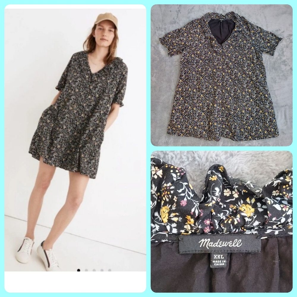 Madewell Breezey Dress In Folkmagic Floral, Plus Size!